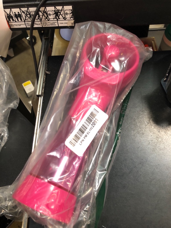 Photo 1 of O2COOL Elite Battery Powered Handheld Water Misting Fans (Raspberry)…