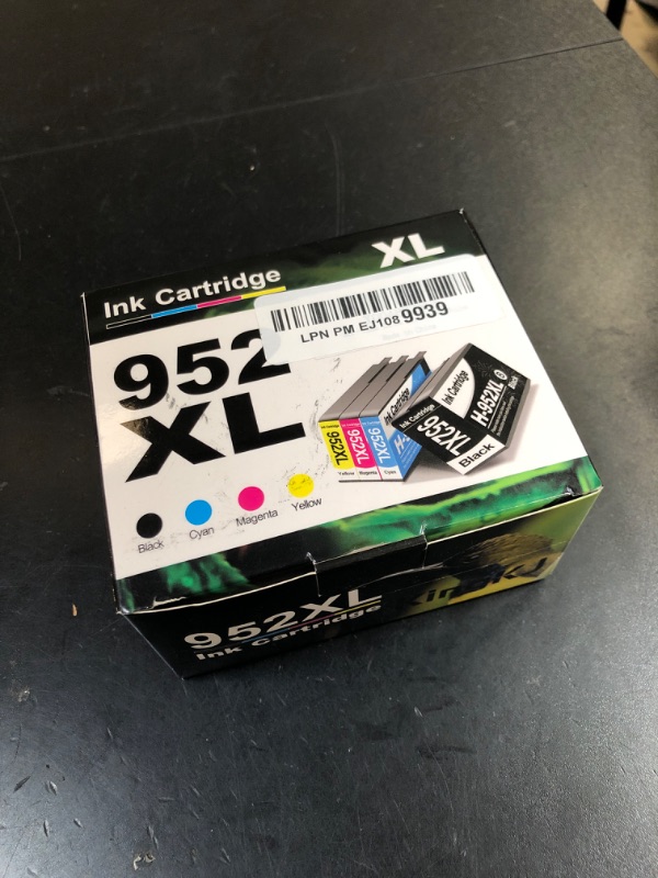 Photo 1 of 952XL Ink Cartridges Combo 4 Pack Replacement for HP 952 952XL Printers Ink Compatible HP Color Officejet Pro 7740 7720 8210 8216 8702 8710 8720 8740 8715 8725 8730 8700 7730 Black Cyan Magenta Yellow