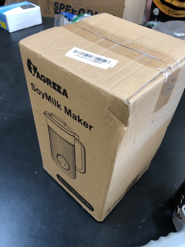 Photo 1 of IAGREEA Automatic Nut Milk Maker Machine, 35 oz Homemade Almond, Oat, Soy, Plant-Based Milk and Dairy Free Beverages, Almond Maker with 2 Hours Heat Preservation,10 Blade, Keep Warm Countertop Blender