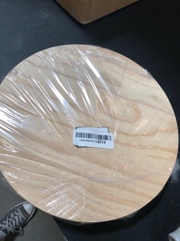 Photo 1 of SINJEUN 2 Pack 12 Inches Round Wood Plaque, 3/4 Inch Thick Blank Wooden Hanging Sign, Unfinished Wood Boards with Hanging Hole for DIY Crafts