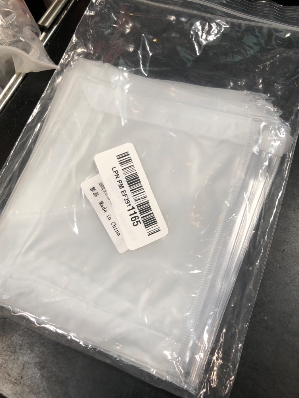 Photo 1 of sansheng Small Clear Cosmetic Bag with Zipper,(5.9X1.38X5.1inch) Plastic Zipper Bags,Mini Clear Pouch for Toiletries and Gifting(10 Pack)