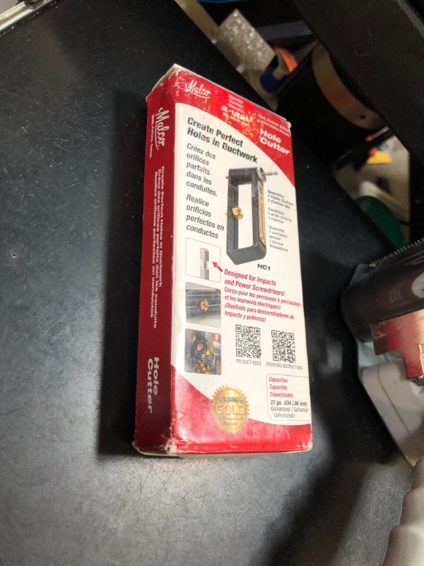 Photo 1 of Malco HC1 2 in. to 12 in. Sheet Metal Hole Cutter Accessory for 1/4 in.