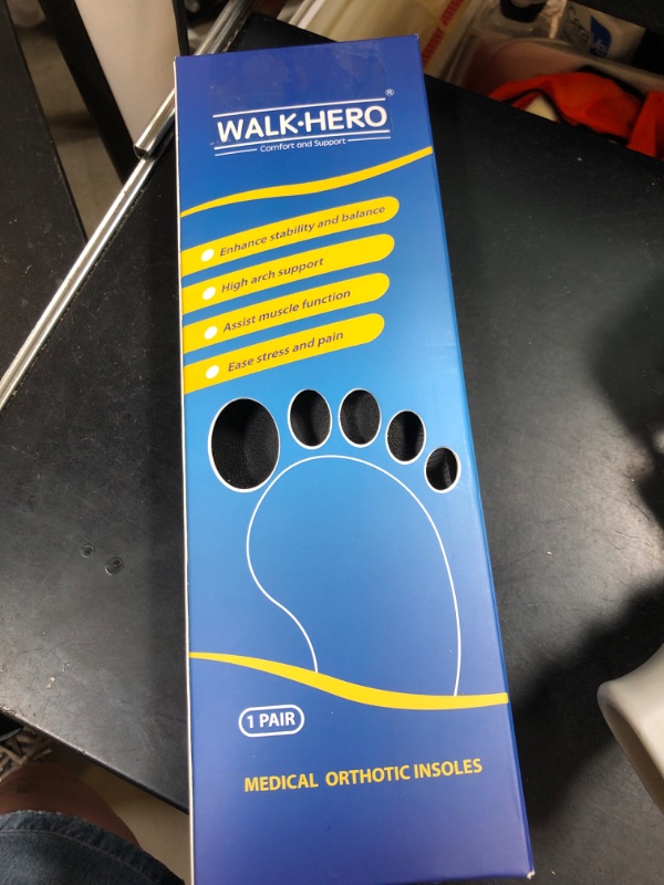 Photo 1 of Plantar Fasciitis Feet Insoles Arch Supports Orthotics Inserts Relieve Flat Feet, High Arch (Mens 9-9 1/2 | Womens 11-11 1/2)