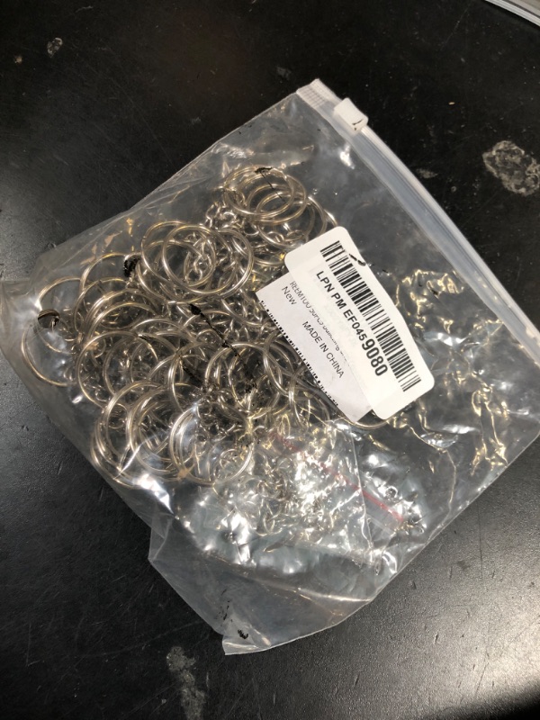 Photo 1 of REEMTOO 50PCS Bulk Keychains, 1 Inch Key Rings and Chain