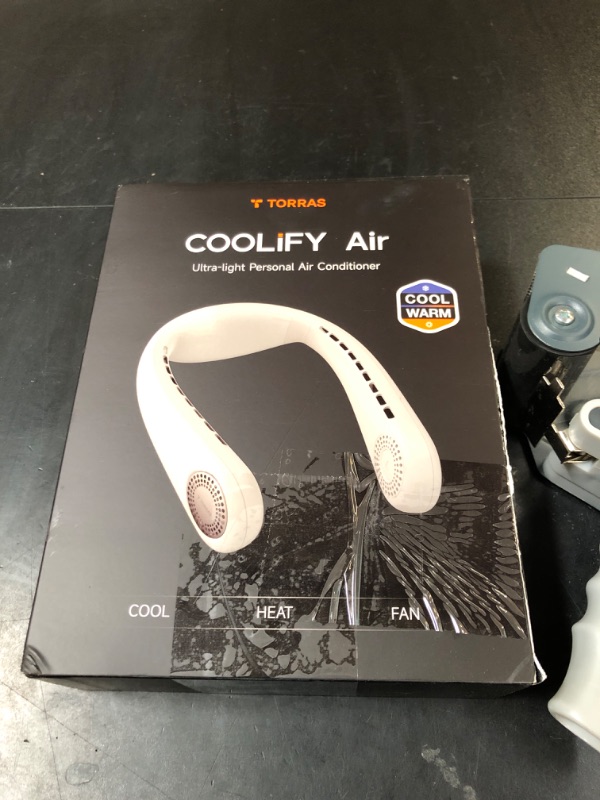 Photo 1 of TORRAS COOLiFY Air 2025 Upgraded Neck Fan Air Conditioner, 3D Upper-Lower Airflow, Ultra-Light Portable Fan Rechargeable, Personal Cooling Fan Travel Essentials, Day Gifts for Dad Husband Father,Ivory