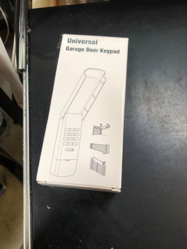 Photo 1 of Universal Garage Door Opener Keypad Remote Wireless Keyless Keypad Compatible with Genie LiftMaster Chamberlain Craftsman Linear Overhead Door Wayne Dalton Opener has Learn Button or Dip Switch