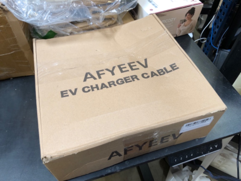 Photo 1 of AFYEEV Level 1 Tesla Charger(110V-240V) 16A, Tesla Mobile Charger with NEMA 6-20 Plug&5-15 Adapter, 25 FT Extension Cord - Portable Electric Car Charger for Tesla Model Y/3/S/X