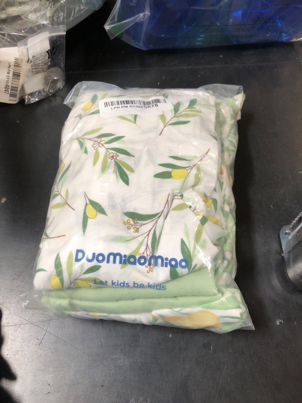 Photo 1 of Duomiaomiao 3 Pack Baby Sleep Sack 100% Organic Cotton Lightweight Breathable Comfy Toddler Sleeping Sack (0.5tog Green Leaves, Large)