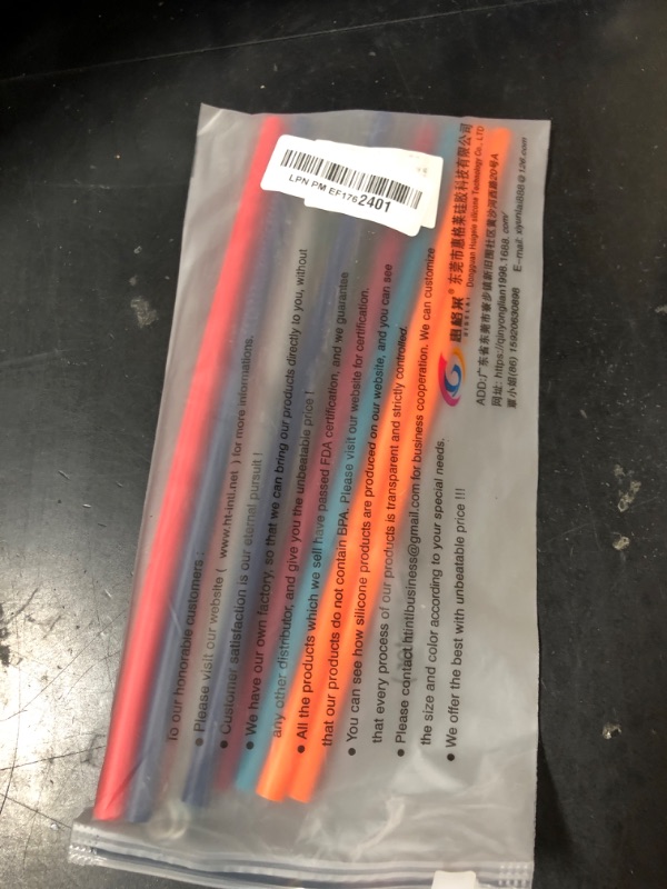 Photo 1 of 12 Pcs Eco Friendly Silicone Straws with 2 cleaning Brushes, Reusable Silicone Drinking Straws, for 30oz and 20oz Tumblers, Yeti, Ozark, (Pure Multicolor, 10 inches)