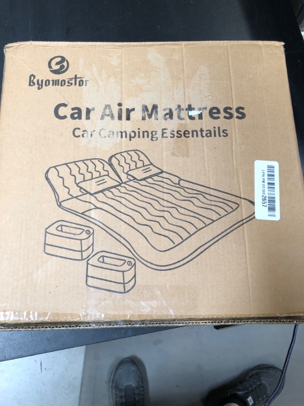 Photo 1 of Byomostor 3 in 1 SUV Air Matterss | Car Mattress with Electric Air Pump-2 Support Fillers & 2 Pillows Fits SUV|MPV|Minivan for Road Trip Camping Black