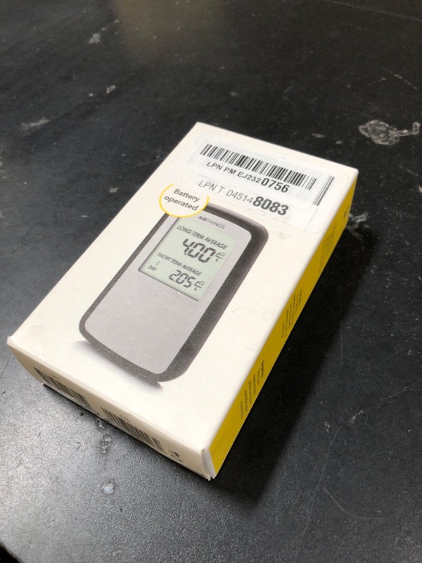 Photo 1 of Airthings Corentium Home Radon Detector 223 Portable, Lightweight, Easy-to-Use, (3) AAA Battery Operated, USA Version, pCi/L