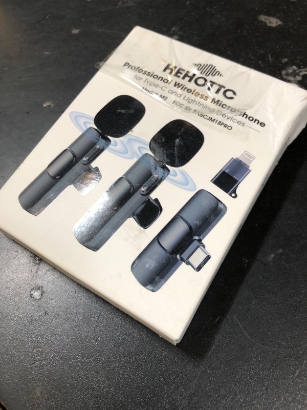 Photo 1 of USB C Mini Wireless Lavalier Microphone for iPhone 15 16, iOS and Android Devices - Noise Reduction Lapel Mic for Recording, Clip on Mic, Omni Lav Mic for Video Recording, Tiktok, Youtube, Vlog