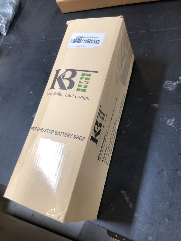 Photo 1 of KBT 36V 5Ah Rechargeable LiFePO4 Battery Pack, with Charger, Charging Cable, Cable Connector, Build-in 10A BMS