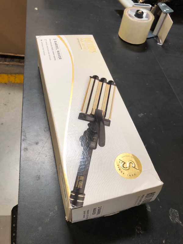 Photo 1 of Hot Tools Pro Artist 24K Gold Digital 3 Barrel Hair Waver | Long Lasting Defined Waves (Jumbo Size)