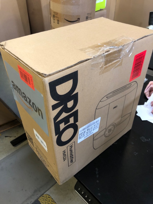 Photo 1 of Dreo 6L Top Fill Humidifiers for Bedroom, 60H Runtime, 28 dB Quiet Supersized Cool Mist Humidifiers for Large Room, Air Humidifier for Home, Baby, Plant, Indoor, Night Light, Ultrasonic