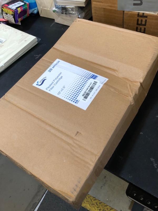 Photo 1 of VEGEBE 20 Micron Water Filter 10" x 2.5", 10-inch Whole House Sediment Pre-Filters for Well & Tap water, Replacement Cartridge for FXWPC, EQ-PFC35, ECP5-10, S1, 3WH-STDPL-F02, SPC-25-1005, 6-Pack