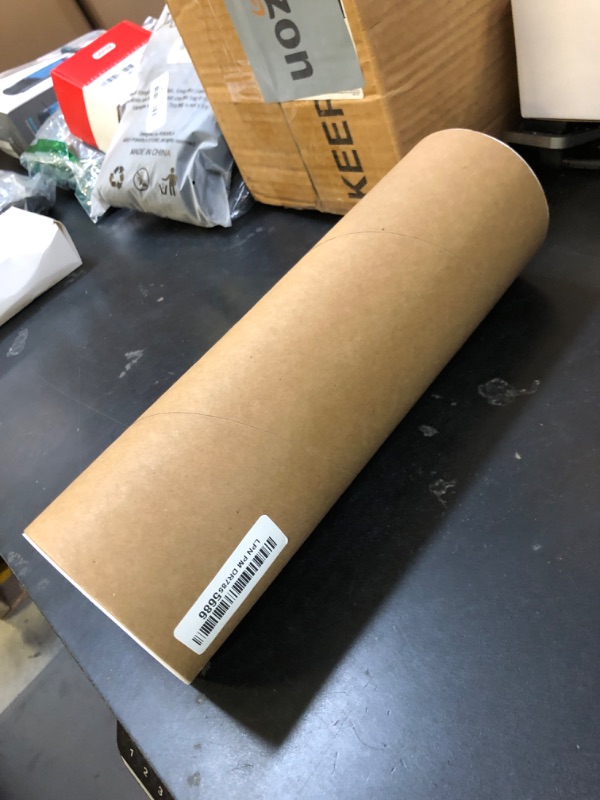 Photo 1 of Paclord 4" x 12" Reinforced Kraft Paper Mailing Tube, Pack of 1 Tube with 2 Caps – Secure USPS Approved Poster Tube – Cardboard Tube for Shipping and Storing Posters, Prints, Artwork, or Documents