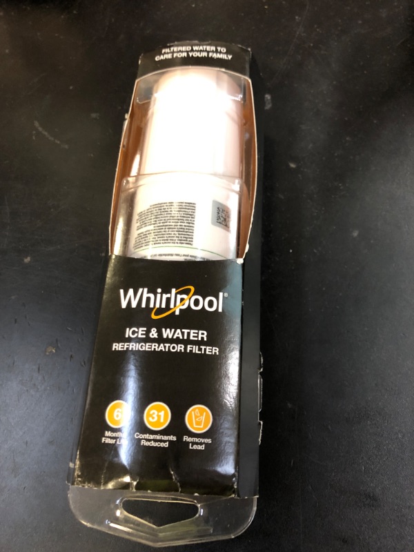Photo 1 of Whirlpool Refrigerator Ice and Water Filter 4 - WHR4RXD1, Single-Pack, Green
