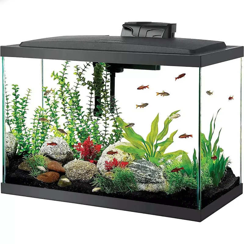 Photo 1 of Aqueon LED 20 Gallon Fish Tank Aquarium LED Kit Set w Heater, LED, Filter & Tank