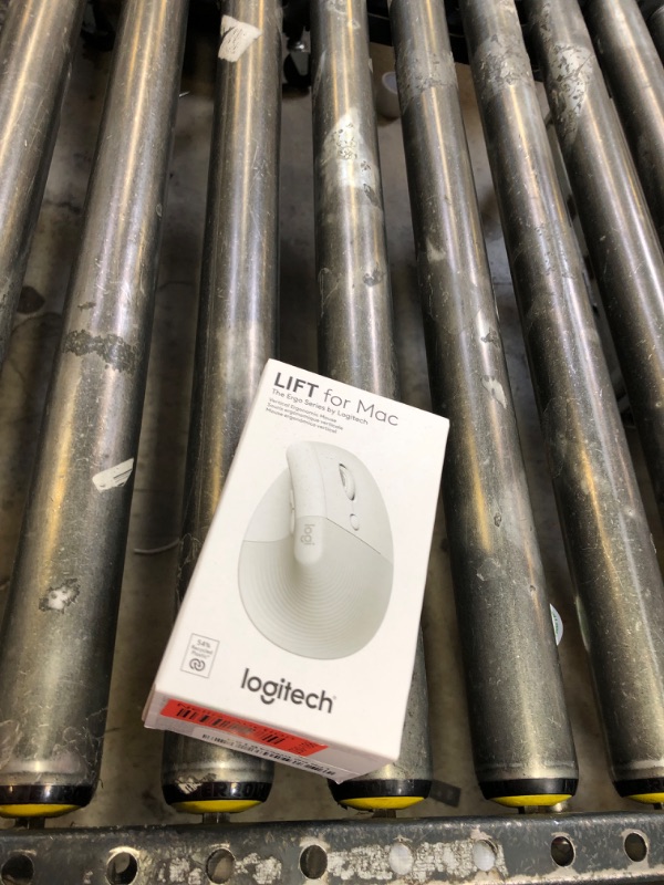 Photo 1 of Logitech Lift for Mac Wireless Vertical Ergonomic Mouse, Bluetooth, Quiet Clicks, Silent Smartwheel, 4 Customizable Buttons, for macOS/iPadOS/MacBook Pro/Macbook Air/iMac/iPad - Off White
