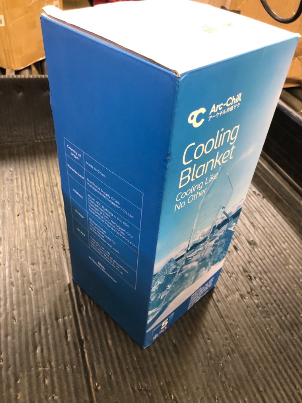 Photo 1 of Elegear Revolutionary Cooling Blanket Queen Absorbs Heat to Keep Body Cool for Night Sweats, Arc-Chill3.0 Cool Fiber Q-Max>0.5 for Hot Sleepers, Lightweight Summer Cold Blankets for Sleeping 79“ x 86”