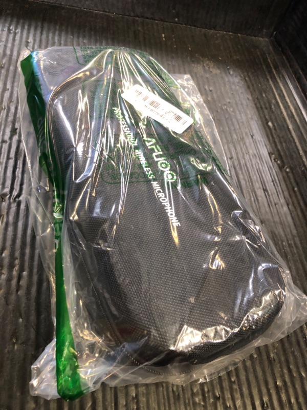 Photo 1 of AFUOO Wireless Microphone Set for Singing, Speeches & Events, 2.4GHz Dual-Mic Receiver, 200ft, Storage Bag Included, Metal Cordless Mic 2 Pack for Karaoke Machines, PA Systems, PartyBox, Gray-Blue