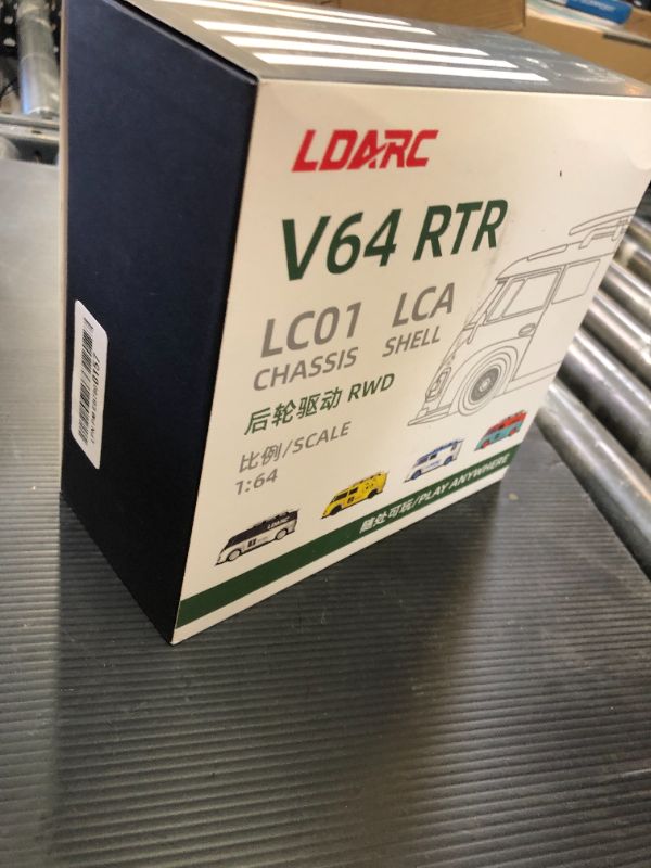 Photo 1 of LDARC 1:64 Scale Mini RC Sports Car 2.4Ghz Ideal for Racing Enthusiasts, Racing Remote Contrl Car Model with RGB Lights Comes with DIY Interchangeable Body Case(Yellow)