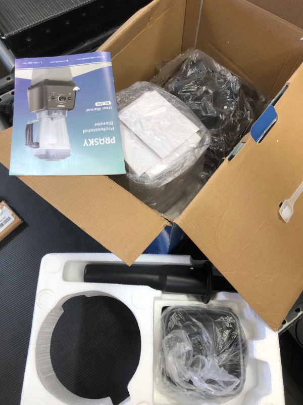 Photo 1 of Professional Blender,Smoothies Blenders, PRASKY Max.2400Watts/1000Watts Blender and Grinder Combo 25000RPM Powerful Kitchen 68oz BPA Free 2 Containers Countertop Blenders Ice Crushing, Juice