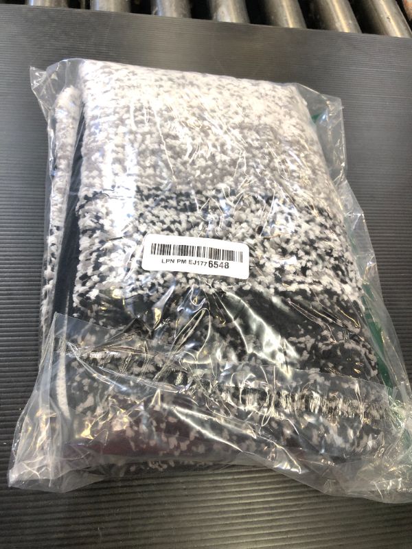 Photo 1 of Arotive Microfiber Bathroom Rugs, Shaggy Soft and Absorbent Bath Rug, Non-Slip, Thick Plush Machine Washable Dry Bath Mats for Bathroom, Tub and Shower, 24x16, Black