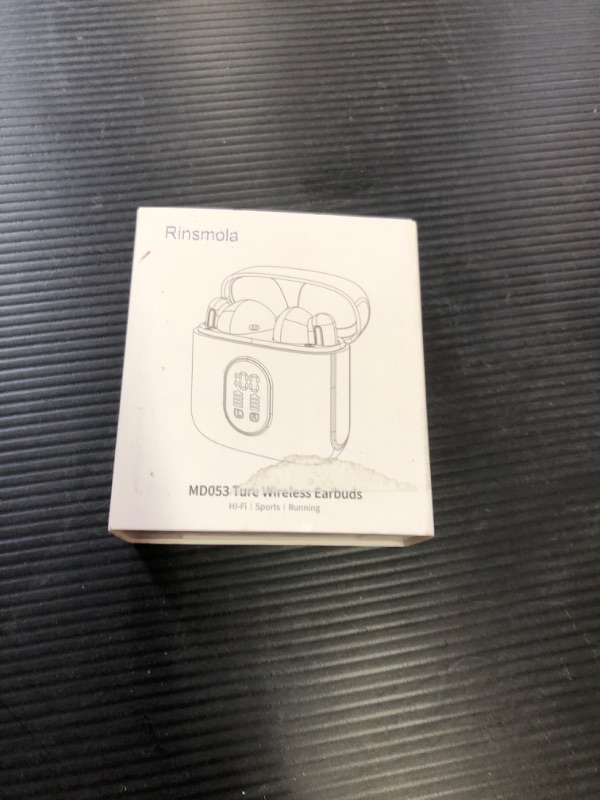 Photo 1 of Wireless Earbuds, Bluetooth Headphones 5.4 with ENC Noise Cancelling Mics, 30H Bluetooth Ear buds 3D Bass with LED Display Charging Case, IP7 Waterproof Wireless Earphones for Android, iOS, Pearlwhite