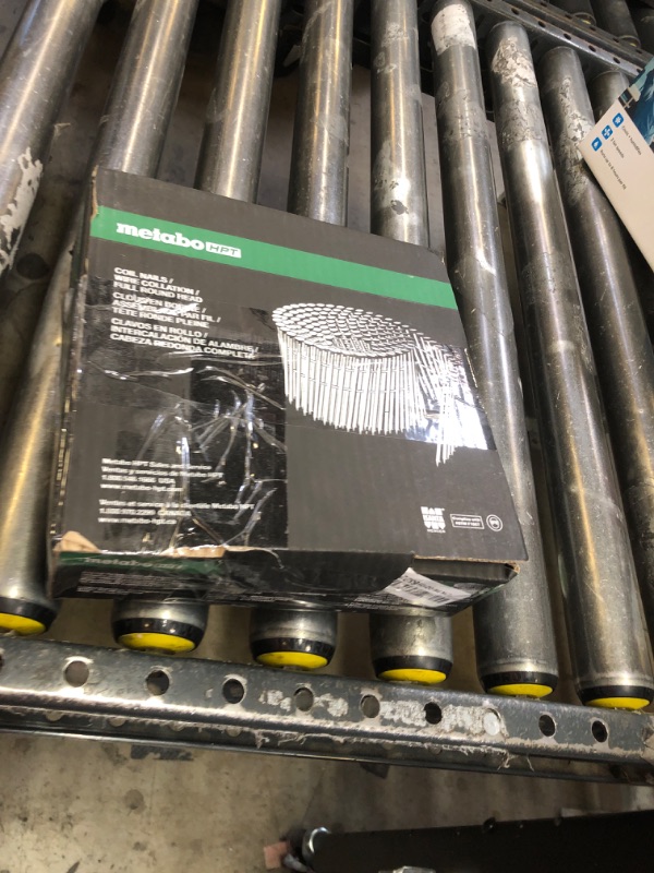Photo 1 of Metabo HPT Siding Nails | 1-3/4 Inch x .090 | 304 Stainless Steel | Wire Coil | Ring Shank | 900 Count | 13350HPT