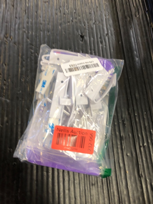Photo 1 of Coolrunner Child Safety Drawer Locks, 8 Pack Safety Invisible Drawer Latches with Strong Adhesive for Baby Care,Only fit for Some Drawer, Please See Below Before Buying