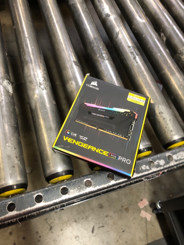 Photo 1 of CORSAIR VENGEANCE RGB PRO DDR4 RAM 64GB (2x32GB) 3600MHz CL18-22-22-42 1.35V Intel AMD Desktop Computer Memory - Black (CMW64GX4M2D3600C18)