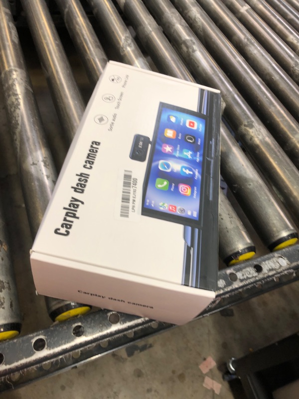 Photo 1 of CarPlay Screen for Car Tablet Android Auto Smart Screen for Car, Portable Car Play with 3 Channel 3K Dash Cam,10.26” Wireless Display with FM Radio Stereo Bluetooth 5.2, 32GB TF Card Black