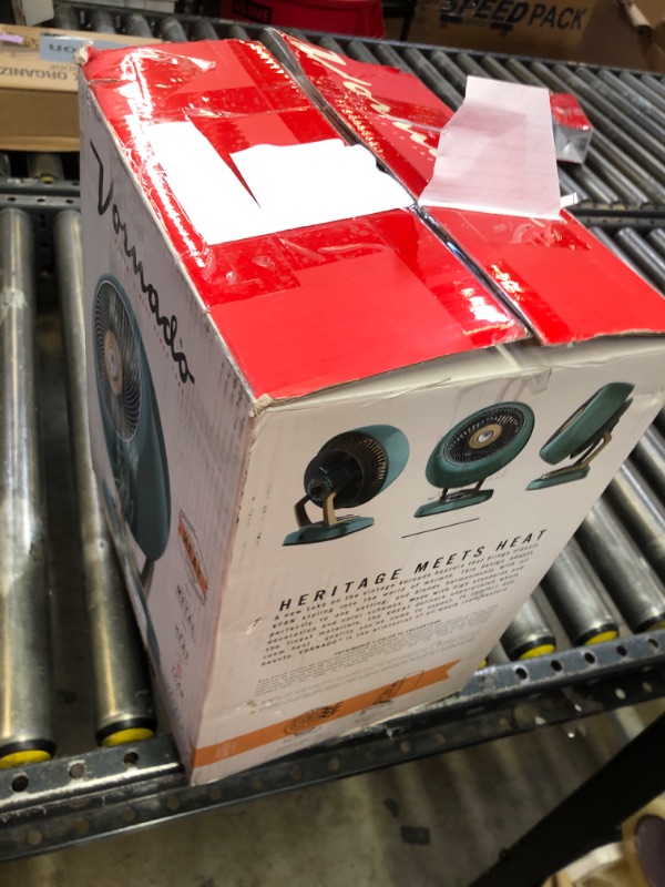 Photo 1 of Vornado VHEAT™ Vintage Metal Heater, Whole Room Circulation, Adjustable Thermostat, Green