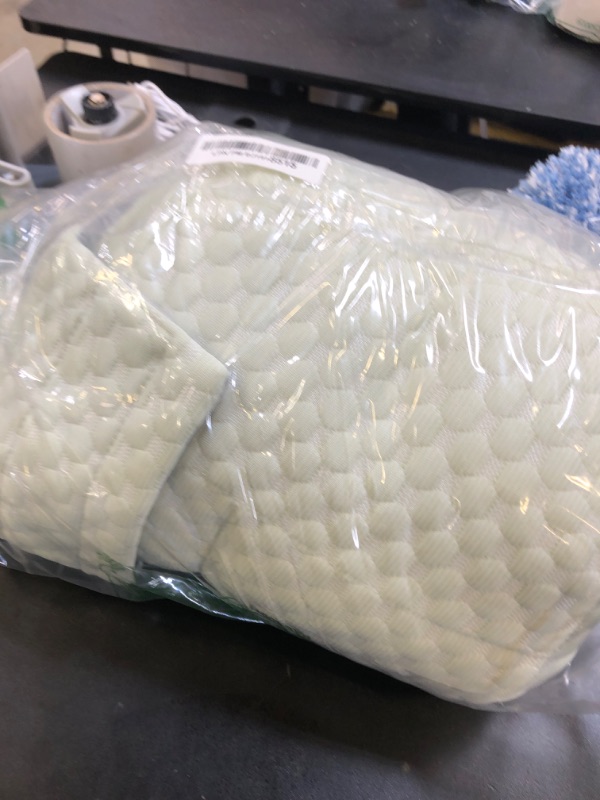 Photo 1 of MABOZOO Neck Pillows for Recliners with Pocket,Headrest Cushion for Neck Pain Relief and Cervical Support,Recliner Head Pillow for Side Sleeping at Home, Office or Traveling?Green?
