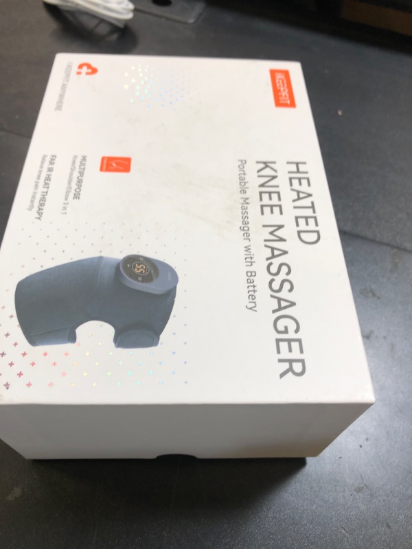 Photo 1 of Cordless Knee Massager with Heat Vibration for Pain Relief - IKEEPFIT MAXwarm 3.0[2025 Upgraded] - Electric Heated Knee Brace with 3 Heat Levels and 3 Massage Mode, Gifts for Men Women(Blue, 1-Pack)
