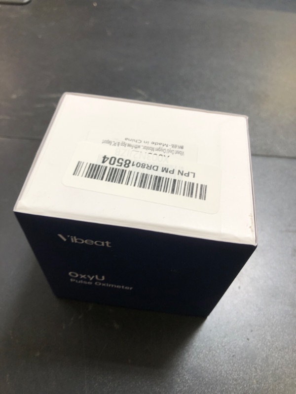 Photo 1 of Vibeat OxyU Oxygen Monitor for O2 & Heart Rate Continuous Tracking, Wrist Wearable Pulse Oximeter, Notification of Threshold Exceed, Bluetooth Finger Oxygen Meter with Free App & PC Report