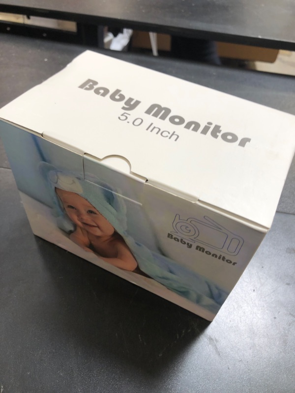 Photo 1 of Abdtech Baby Monitor No WiFi - 1080P HD 5" Video Monitors with Camera and Audio, IPS Screen 4X Zoom, 32-Hour Battery, Night Vision, VOX, 2-Way Talk, 2-Way Rotating, 1200ft Range