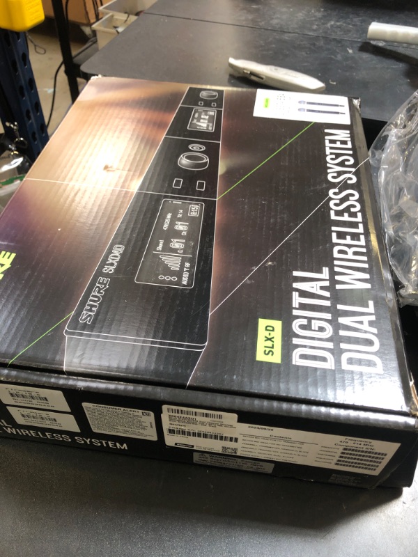 Photo 1 of Shure SLXD24D/B58 Dual Channel Digital Wireless Microphone System - Includes Two SLXD2 Handheld Transmitters with BETA 58A Vocal Mic Capsules, SLXD4D Rack Mount Receiver | G58 Band (SLXD24D/B58-G58)