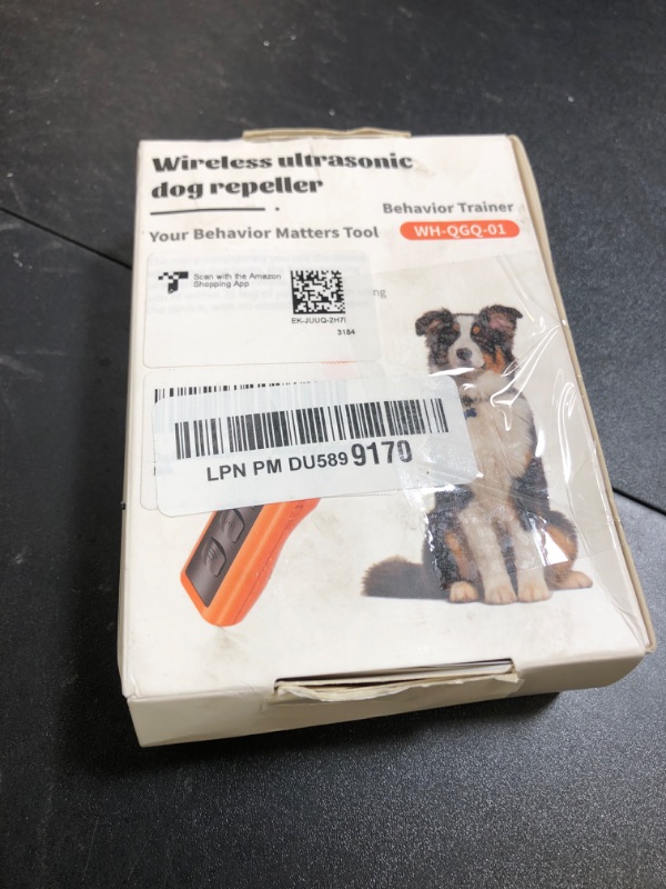 Photo 1 of Dog Bark Deterrent Devices Rechargeable Anti-Barking Device for Dogs 50ft Long Range Ultrasonic Correct Your Dog's Bad Behavior at the Push of aButton Better Than Shock Collars or Dog Training Collars