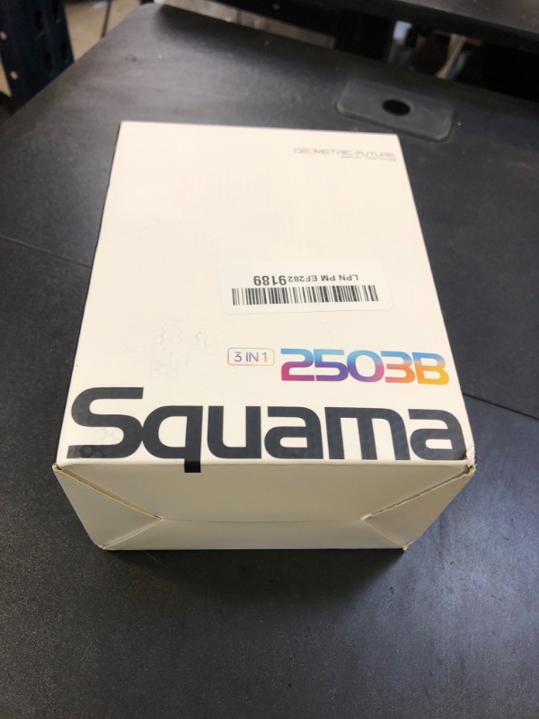 Photo 1 of Geometric Future Squama 2503 RGB PWM Fan - 120mm - 3 Pack – Performance & Silent Balance - Dual Lighting Loop - Motherboard SYNC with 5V 3pin - 4pin PWM - with Controller - Black (GEO-S2503B-3)