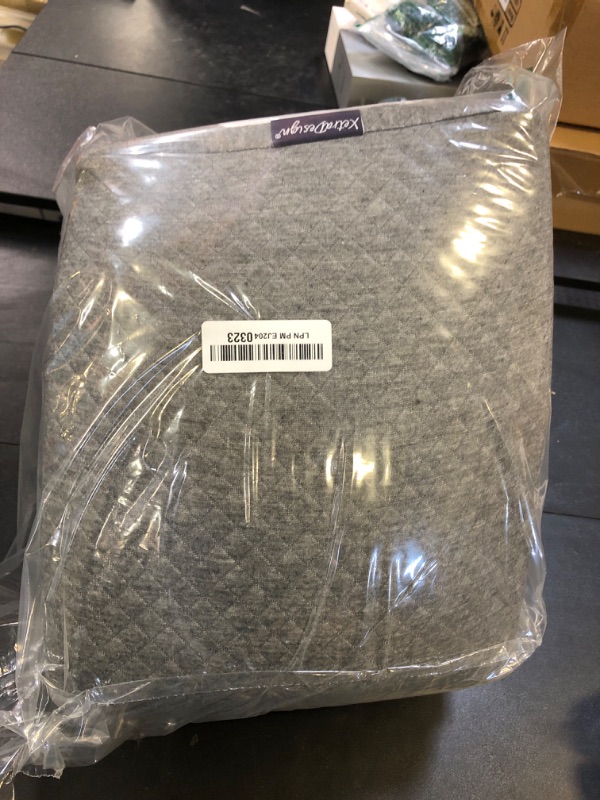 Photo 1 of XetraDesign Bed Wedge Pillow for Headboard Gap Up to 7", Triangle Pillow Wedge for Headboard Gap, Gap Filler for Bed, Mattress Wedge Gap Filler, Headboard Space Filler, Corner Pillow, Grey Double 54"