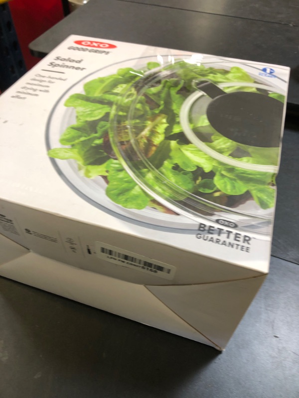 Photo 1 of OXO Good Grips Salad Spinner | Lettuce Spinner | Fruit Washer | Fruit Washing Bowl with Strainer | Vegetable Cleaner | Salad Cleaner | Lettuce Washer | 6.22 Quart Capacity