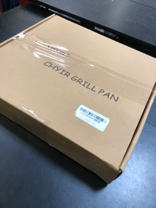 Photo 1 of Korean Style Square Grill Pan with Maifan Coated Surface,Non-stick Smokeless Barbecue Stovetop Plate for Indoor Outdoor BBQ 32x32cm/12.5x12.5in