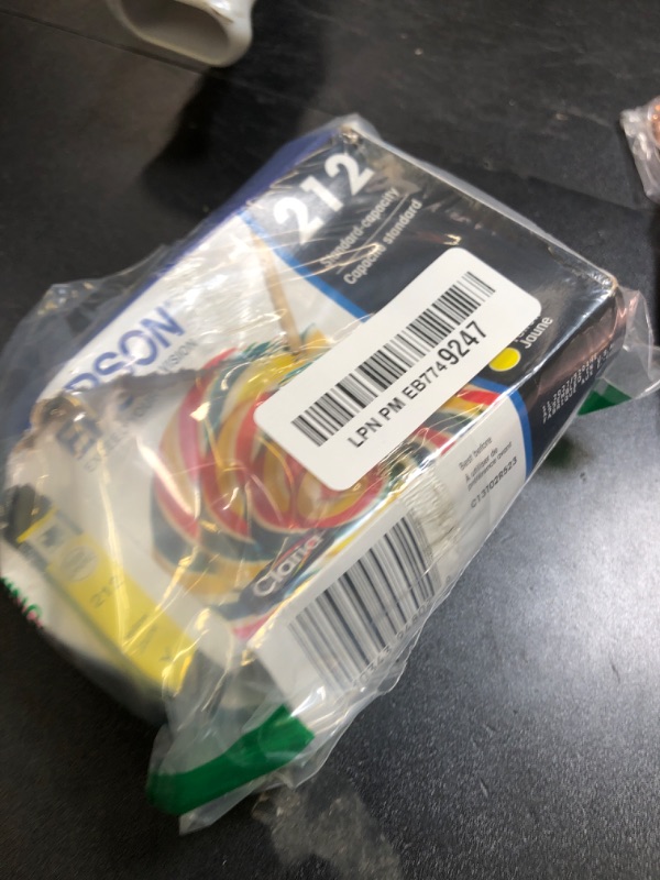 Photo 1 of EPSON 212 Claria Ink Standard Capacity Color Combo Pack (T212520-S) Works with WorkForce WF-2830, WF-2850, Expression XP-4100, XP-4105