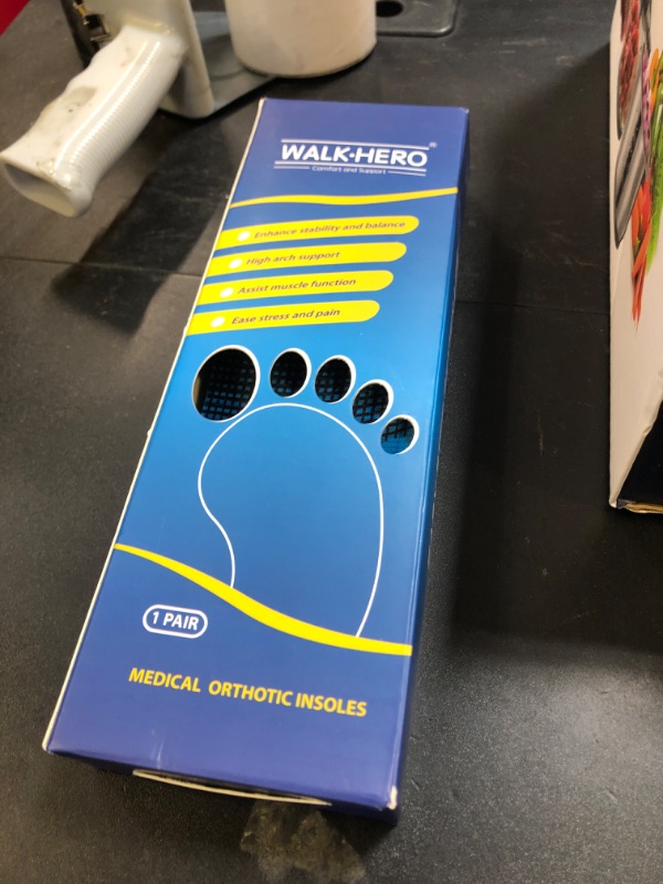 Photo 1 of Plantar Fasciitis Insoles for Men Women - Orthotics Inserts, Shoe Insoles Arch Support Flat Feet Inserts Work Boot Insoles for Standing All Day (Mens 8-8 1/2 | Womens 10-10 1/2)