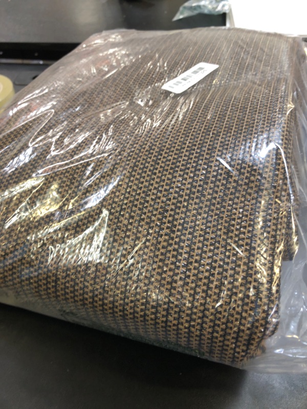 Photo 1 of FAIR WIND Shade Cloth 90% Sun Shade Fabric Privacy Screen Shade Cover Patio Canopy with Grommets Shade Net for Garden Outdoor Pergola 10 x 20 FT - Mocha