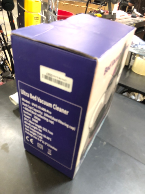 Photo 1 of Mattress Vacuum Bed Vacuum Cleaner with UV 16Kpa Suction HEPA Filter 253.7nm UV-C Light & 30000 Rpm/Min Brushroll Rotation & Heating & Ultrasonic Quintuple Tech, Widened Suction Port, 500W, Corded