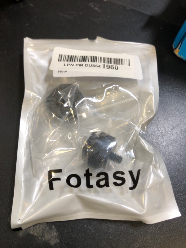 Photo 1 of (2 Packs) Fotasy Hot Shoe to 1/4 Adapter, Camera Hot Shoe Mount Adapter, Flash Shoe to 1/4"-20 Male Post Adapter with Locking Disk